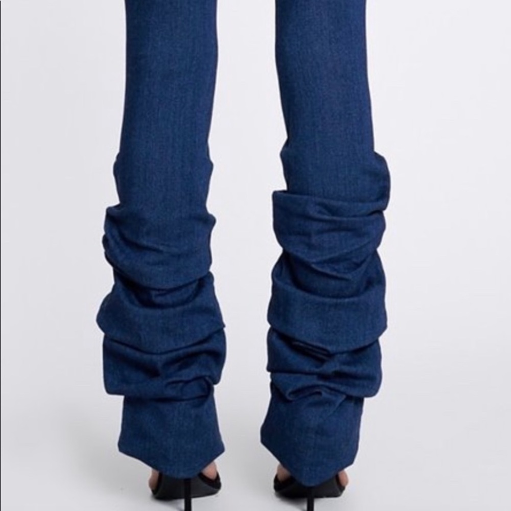 Distressed Scrunch It Up Flare